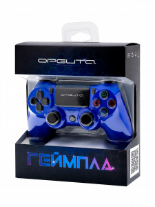 Геймпад проводной джойстик для PS4, ПК Орбита OT-PCG13 Синий